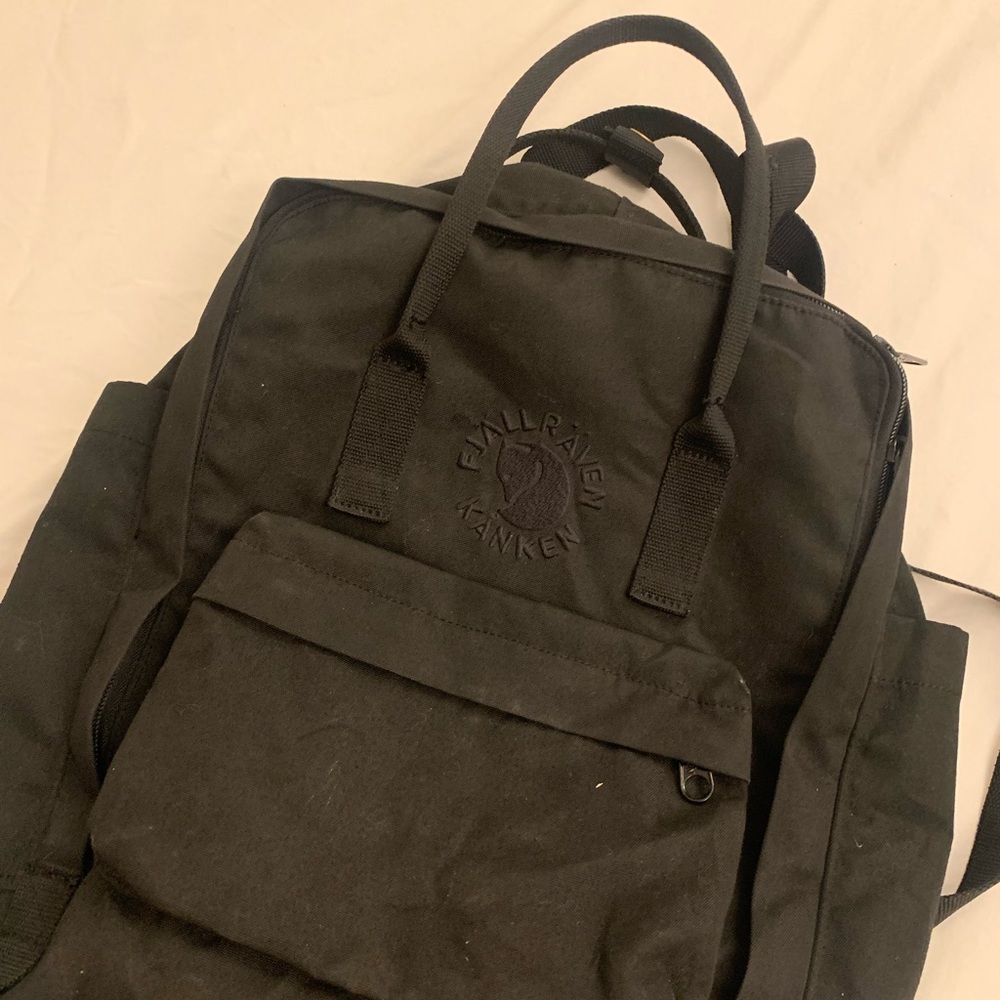 Fjallraven black backpack